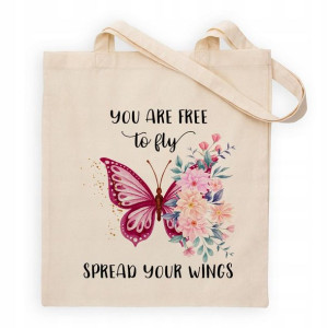 Torba Eko Do Szkoły Zakupy MOTYLE BUTTERFLY Wzory