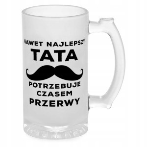 Kufel do Piwa prezent na DZIEŃ OJCA Twoje Imię