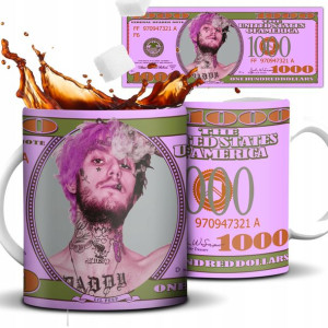 Kubek Biały Na Prezent GWIAZDY Dollar Zabawne Wz