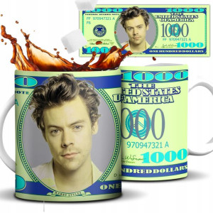 Kubek Biały Na Prezent GWIAZDY HARRY STYLES Wzory