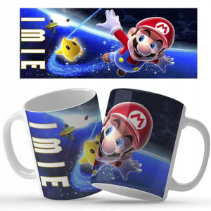 Kubek BIAŁY Nadruk MARIO TWOJE IMIĘ MIX WZORY