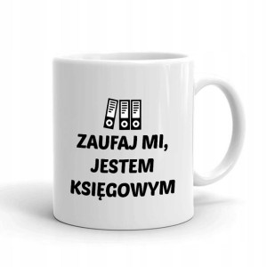Kubek Biały Prezent dla Księgowej/Księgowego 02