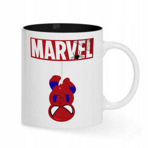 Kubek Biały Uchwyt Czarny SPIDERMAN DUŻO WZORÓW