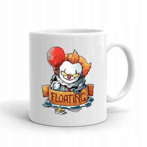 Kubek Biały z nadrukiem Prezent IT KLAUN KLOWN 01