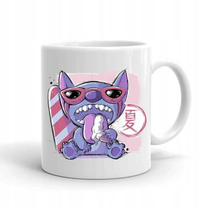 Kubek Biały z nadrukiem Prezent LILO I STITCH 03