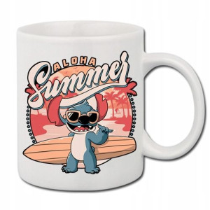 Kubek Biały z nadrukiem Prezent LILO I STITCH 07