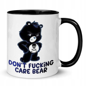 Kubek Czarny Na Prezent DON'T FUCKING CARE Wzory