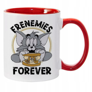 Kubek Czerwony Prezent FRENEMIES FOREVER Mix Wz