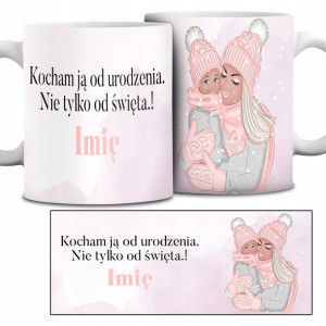 Kubek Dla Mamy Na Prezent ŚWIĘTA MIKOŁAJKI IMIĘ Wz