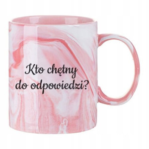 Kubek Dla Nauczyciela KTO CHĘTNY DO ODPOWIEDZI Wz