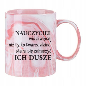 Kubek Dla Nauczyciela NAUCZYCIEL WIDZI WIĘCEJ Wz