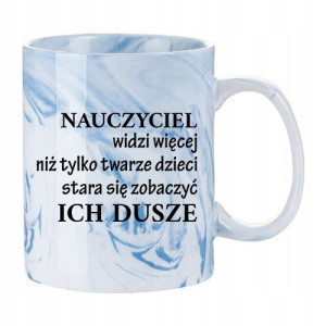 Kubek Dla Nauczyciela NAUCZYCIEL WIDZI WIĘCEJ Wz