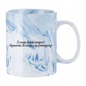 Kubek Dla Nauczyciela Z CZEGO SIĘ TAK ŚMIEJESZ Wz
