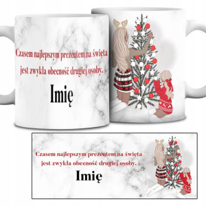 Kubek Dla Przyjaciółłki ŚWIĘTA MIKOŁAJKI IMIĘ Wz