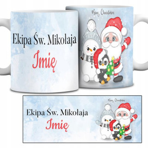 Kubek Mikołajkowy Prezent ŚWIĘTA MIKOŁAJKI IMIĘ Wz