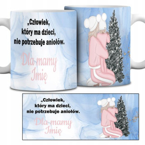 Kubek Prezent Dla Mamy Na ŚWIĘTA MIKOŁAJKI IMIĘ Wz