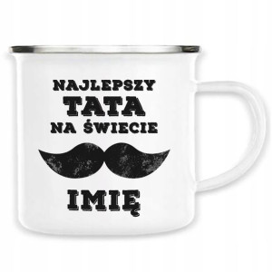 Kubek Stalowy Prezent Na Dzień OJCA dla Taty WZORY