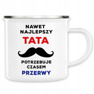 Kubek Stalowy Prezent Na Dzień OJCA dla Taty WZORY