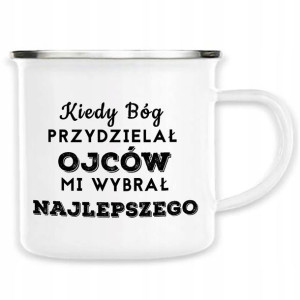 Kubek Stalowy Prezent Na Dzień OJCA dla Taty WZORY