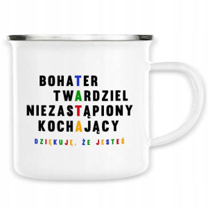 Kubek Stalowy Prezent Na Dzień OJCA dla Taty WZORY