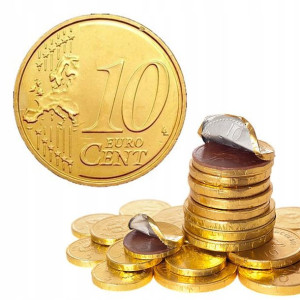 Moneta Czekoladowa Wypełnienie Do Kubka 10 szt