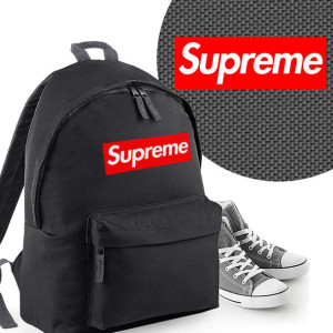 Plecak Do Szkoły Czarny Młodzieżowy SUPREME 01