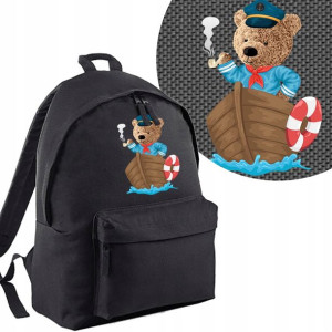 Plecak Do Szkoły Na Basen Czarny MISIE TEDDY WZORY