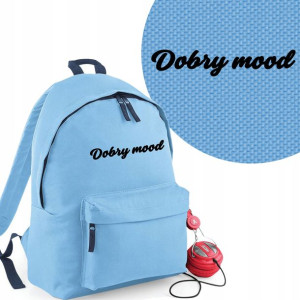 Plecak Do Szkoły Szkolny BLUE Śmieszne Napisy Wz