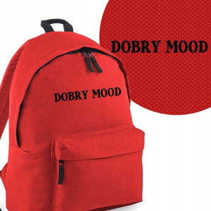 Plecak Do Szkoły Szkolny RED Motywacyjne Napisy Wz