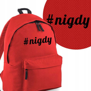 Plecak Do Szkoły Szkolny RED Zabawne Napisy Wz