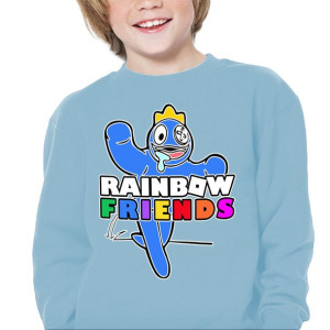 BLUZA Dziecięca Gra RAINBOW FRIENDS WZORY - 140 cm
