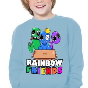 BLUZA Dziecięca Gra RAINBOW FRIENDS WZORY - 152 cm