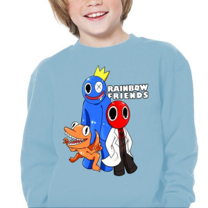 BLUZA Dziecięca Gra RAINBOW FRIENDS WZORY - 152 cm