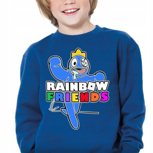 BLUZA Dziecięca Gra RAINBOW FRIENDS WZORY - 164 cm