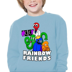 BLUZA Dziecięca Gra RAINBOW FRIENDS WZORY - 164 cm