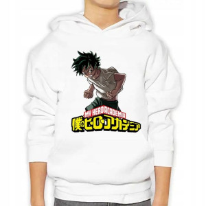 Bluza Dziecięca Kangurek Biała ANIME MANGA - 164