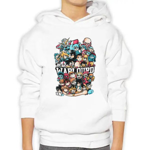 Bluza Dziecięca Kangurek Biała ANIME MANGA - 164