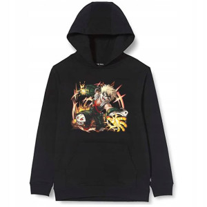 Bluza Dziecięca Kangurek Czarna ANIME MANGA - 140