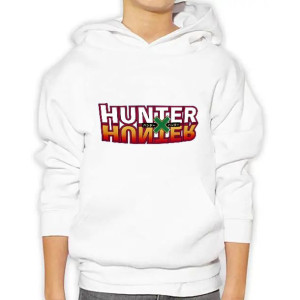 Bluza Dziecięca Kaptur Biała HUNTER X HUNTER - 128