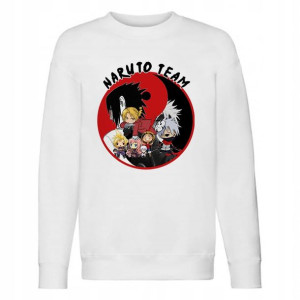 Bluza Dziecięca Sportowa Biała Manga Anime - 128