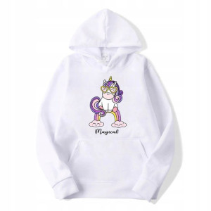 Bluza Kaptur Dziecięca Do Szkoły roz 128 Wzory