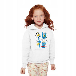 Bluza Kaptur Dziecięca Do Szkoły roz 128 Wzory