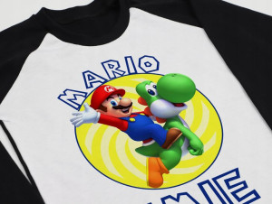 Piżama Dziecięca Piżamka Długi Rękaw MARIO 158 Wzo