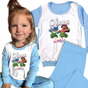 Piżamka Piżama Dziecko LILO I STITCH IMIĘ Wz - 110