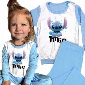 Piżamka Piżama Dziecko LILO I STITCH IMIĘ Wz - 98