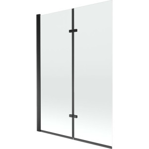 Mexen Castor parawan nawannowy 2-skrzydłowy 120 x 150 transparent, czarny