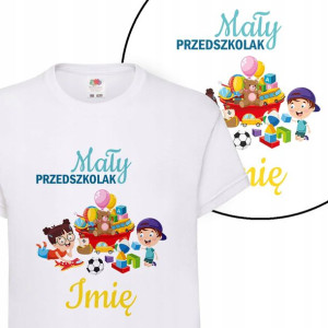 Koszulka Dziecięca 110-116 Mały Przedszkolak Wz