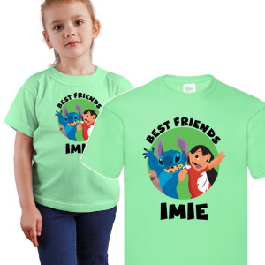 Koszulka Dziecięca 122-128 Lilo i Stitch Friends W