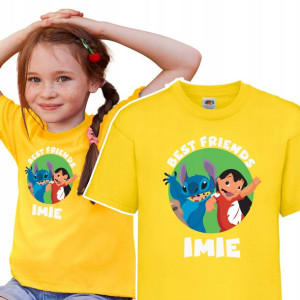 Koszulka Dziecięca 134-140 Lilo i Stitch Friends W