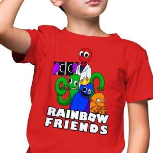 Koszulka Dziecięca 134-140 RAINBOW FRIENDS Wzory